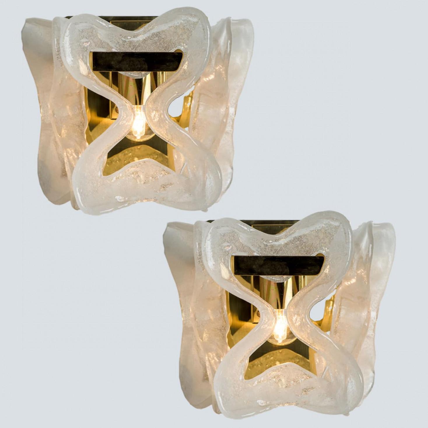 1 der 4 Kalmar Wall Sconces oder Lights Modell 