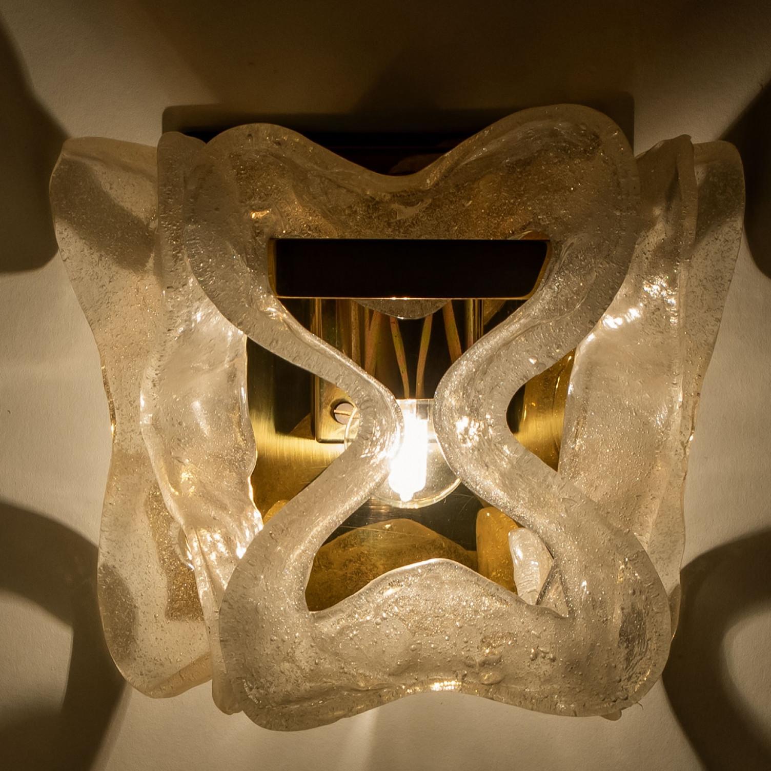 1 der 4 Kalmar Wall Sconces oder Lights Modell 
