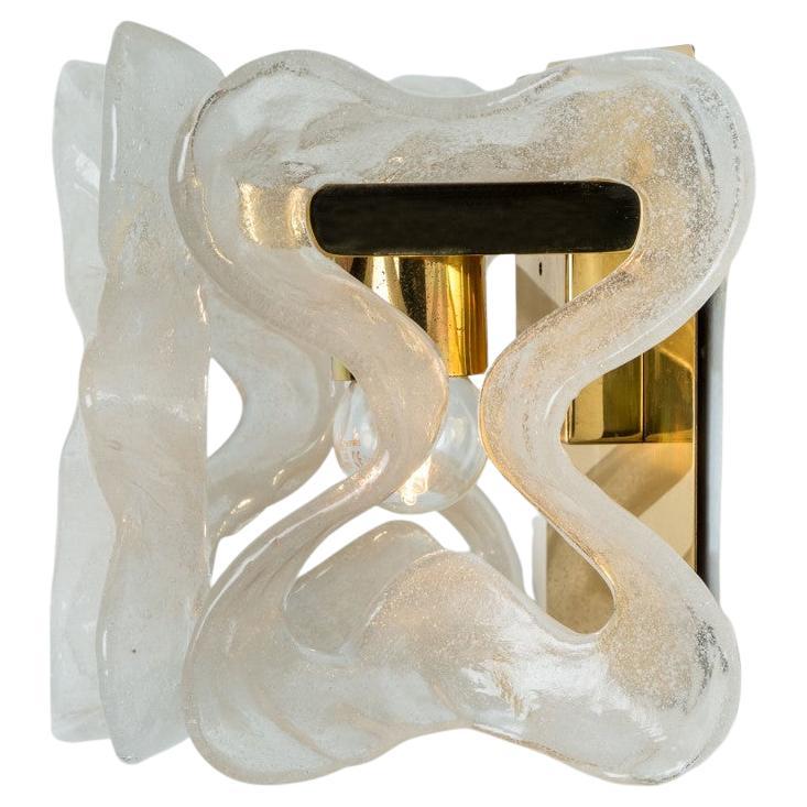 1 of the 4 Kalmar Wall Sconces or Lights Model "Catena" by J.T. Kalmar, Austria