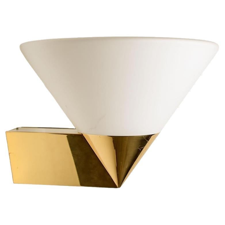 1 of the 4 Modern Wall Lamps by Glashütte Limburg, 1970 For Sale