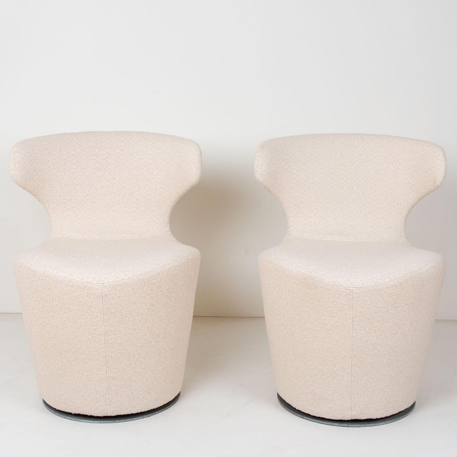 Italian 1 of the 4 Piccola Papilio Armchairs by B&B Italia, New Upholstery Metaphores For Sale