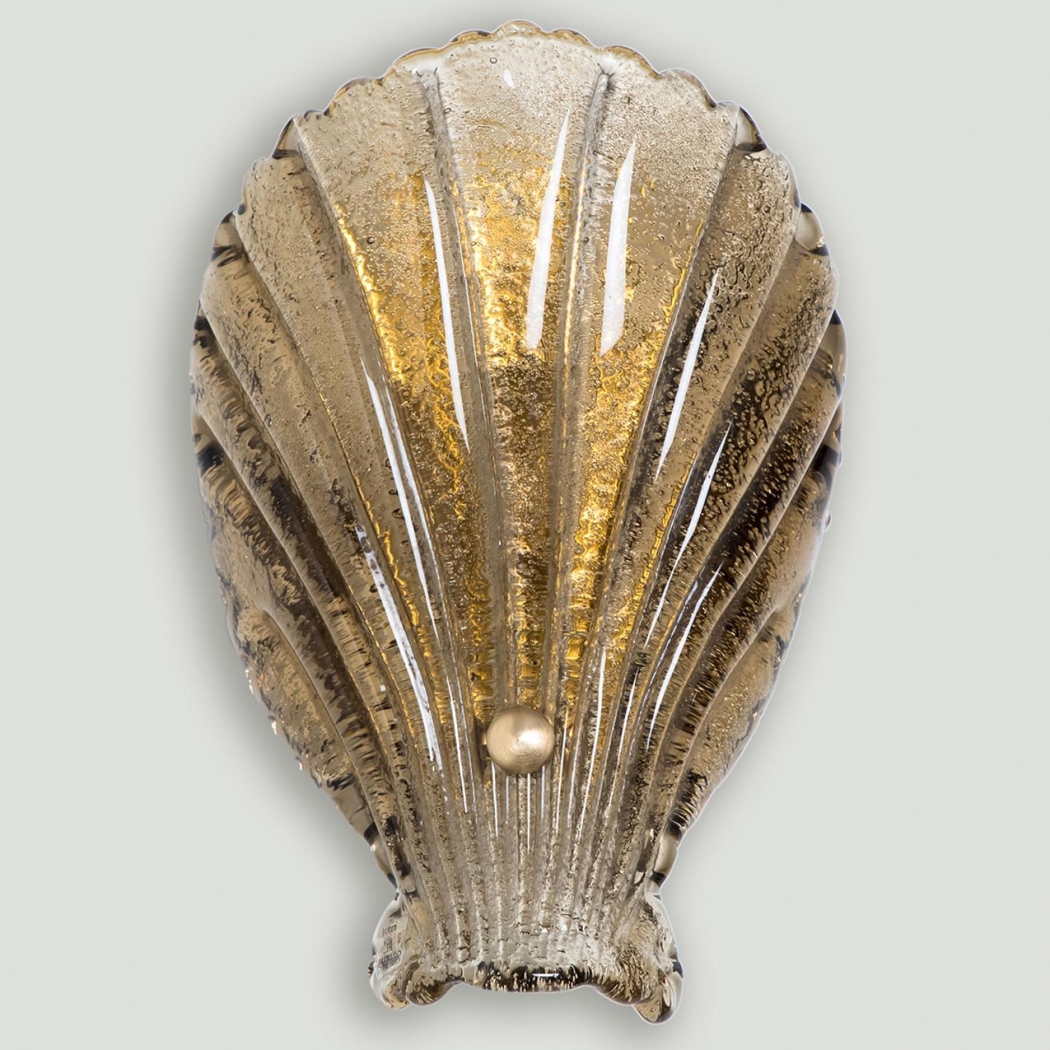 1 des 4 Lights Shell Verre de Murano, Italie, 1969 en vente 6