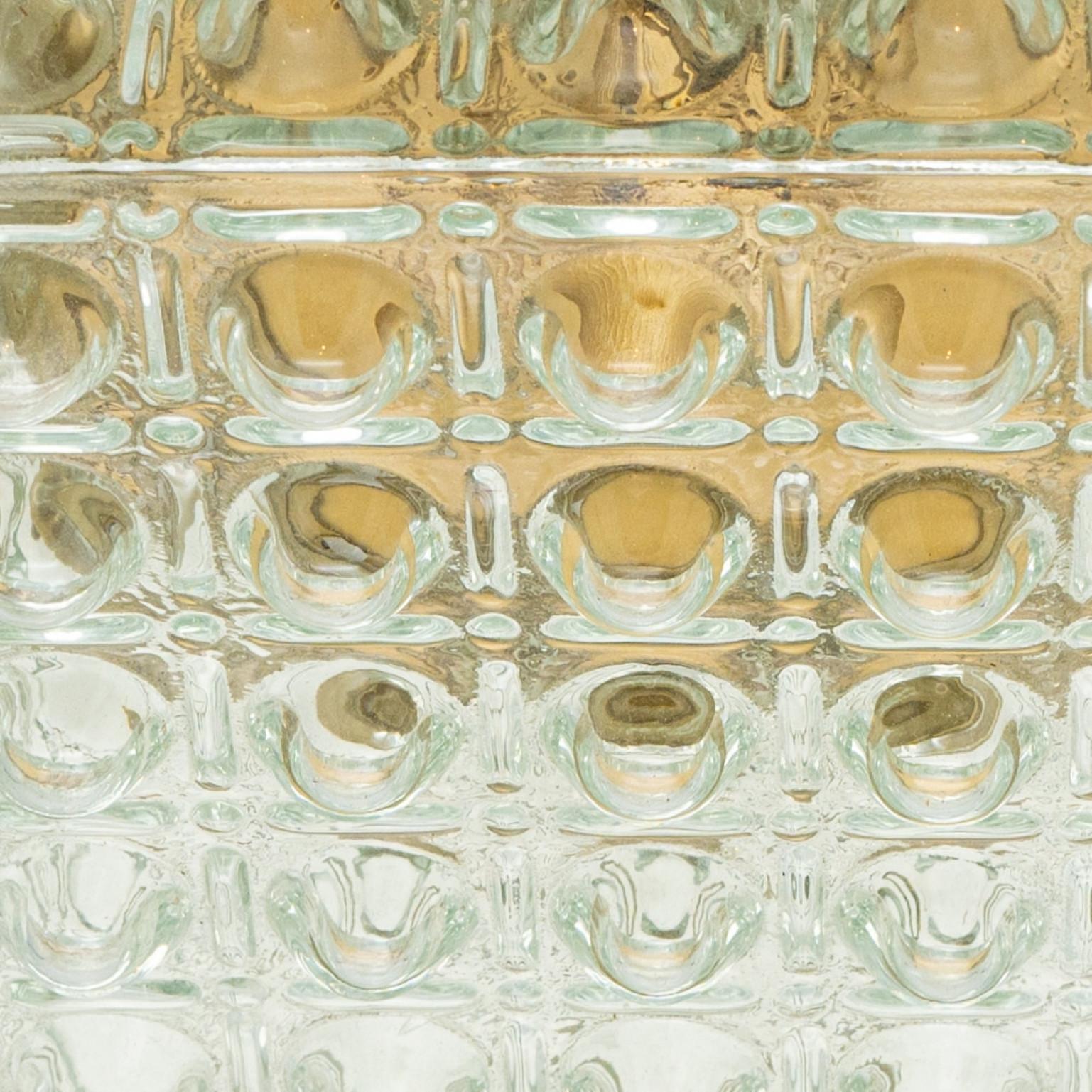 1 der 4 quadratischen Bubble Glass Flush Mount Wandleuchten von Helena Tynell, 1960 (Moderne der Mitte des Jahrhunderts) im Angebot