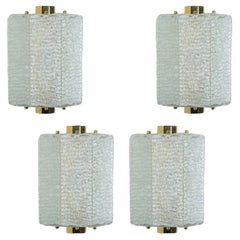 1 of the 4 Textured Glass Wall Light by Kaiser Leuchten