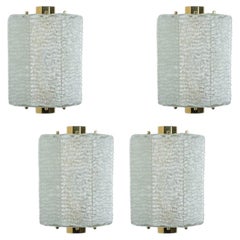 1 of the 4 Textured Glass Wall Light by Kaiser Leuchten