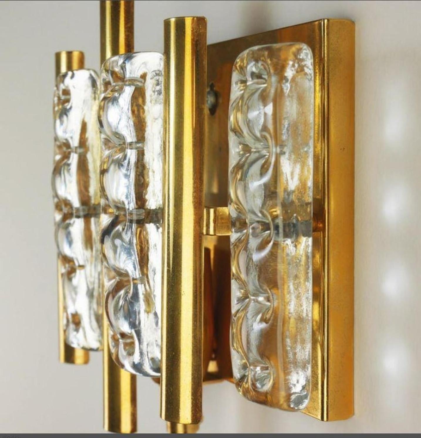 1 of the 4 Wall Lights by Carl Fagerlund for Orrefors, 1960s For Sale 2