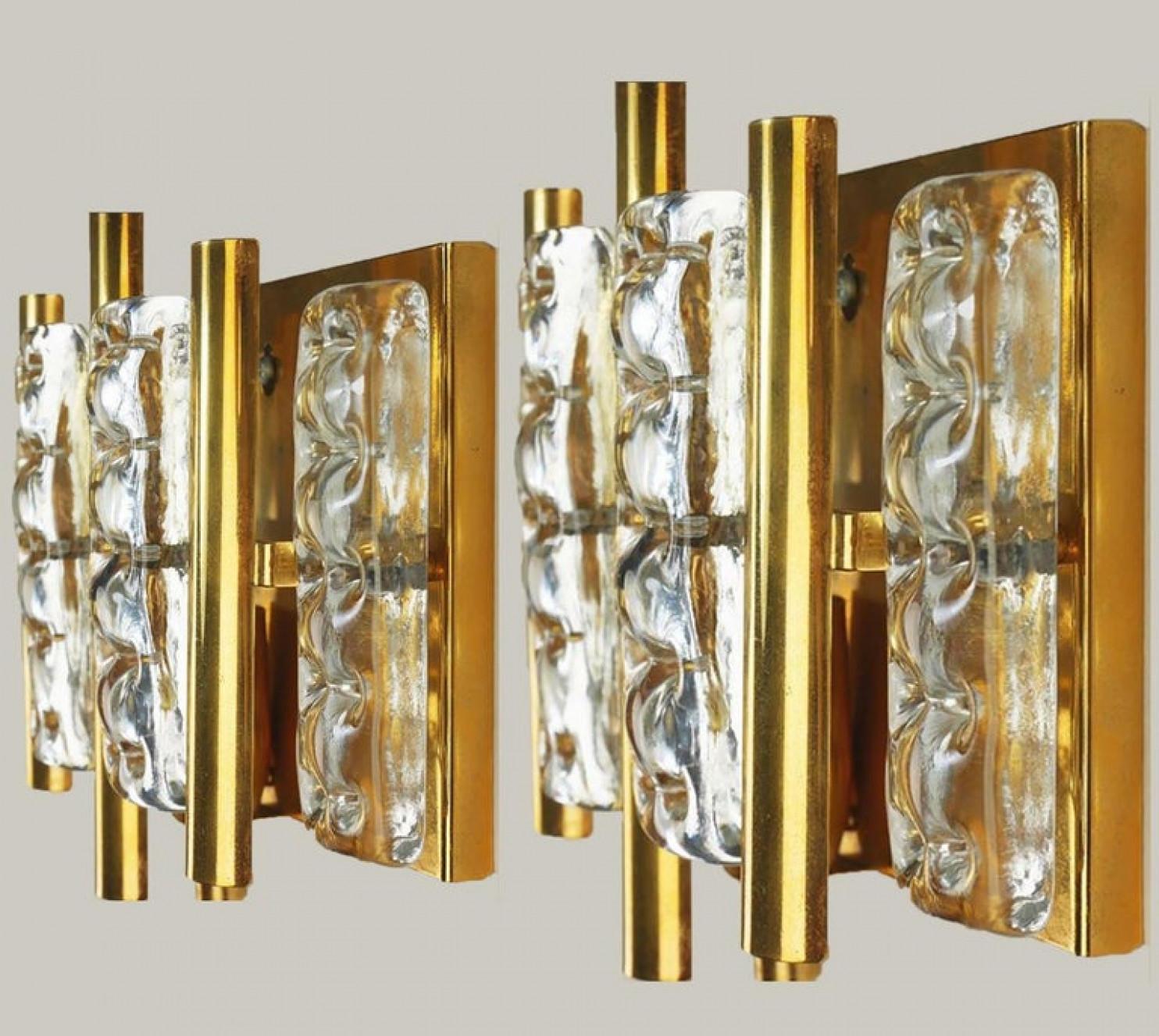 1 of the 4 Wall Lights by Carl Fagerlund for Orrefors, 1960s For Sale 3
