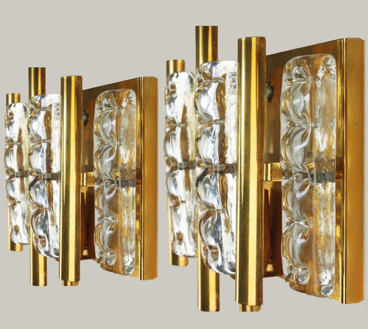 1 of the 4 Wall Lights by Carl Fagerlund for Orrefors, 1960s For Sale 4