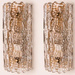 1 of the 4 Wall Lights by Carl Fagerlund for Orrefors, 1960s