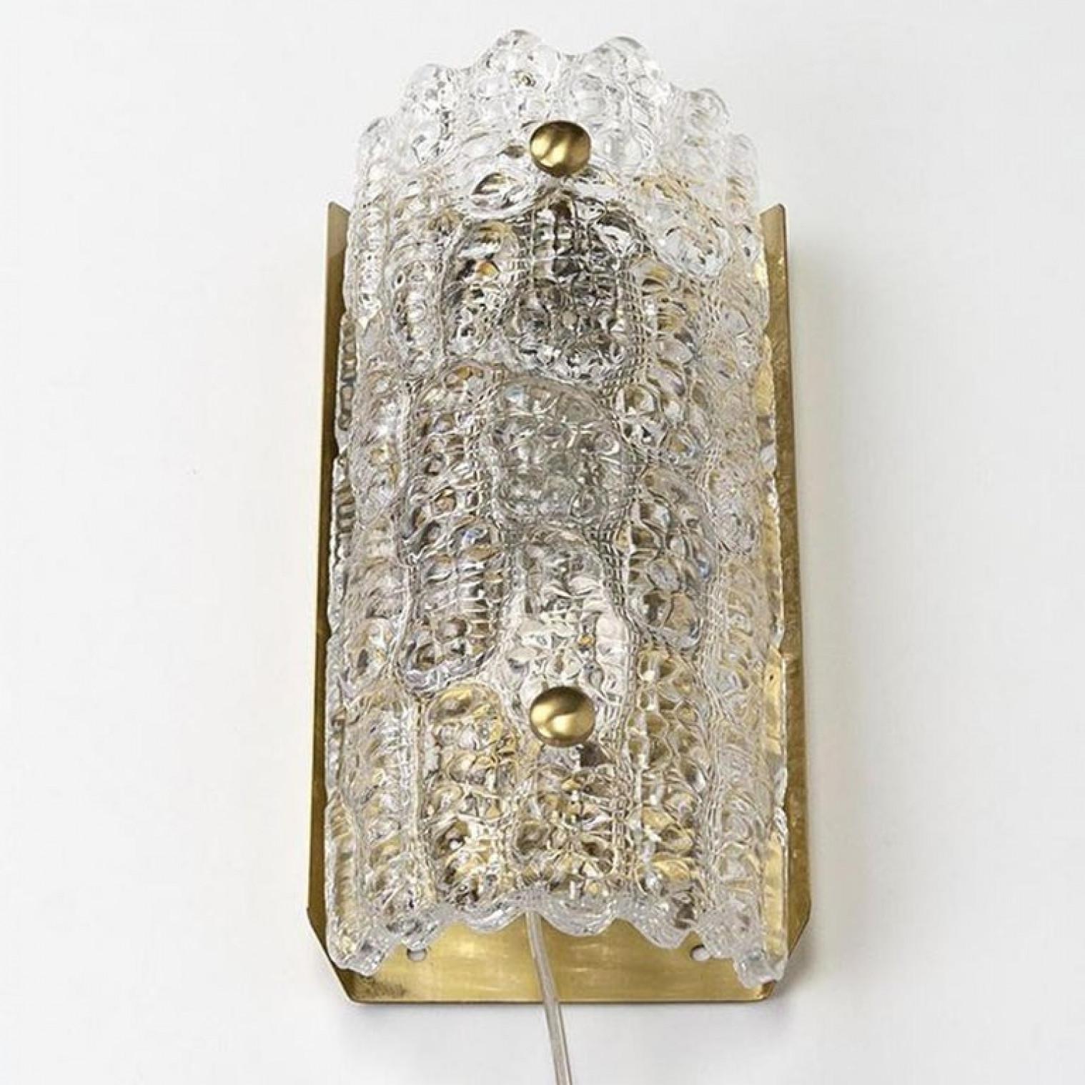 Other 1 of the 4 Wall Lights by Carl Fagerlund for Orrefors, 1960s For Sale