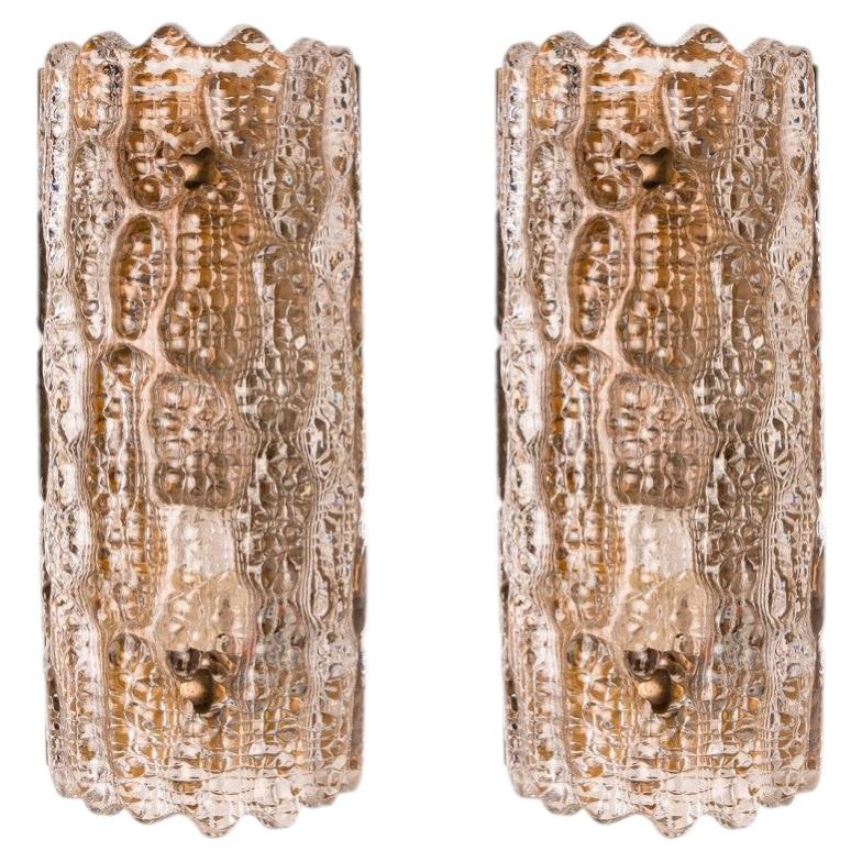 1 of the 4 Wall Lights by Carl Fagerlund for Orrefors, 1960s