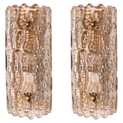 1 of the 4 Wall Lights by Carl Fagerlund for Orrefors, 1960s