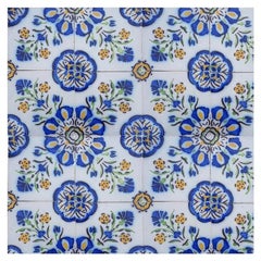 1 delle 410 Piastrelle di ceramica antiche fatte a mano di Devres, Francia, anni '10 del XX secolo