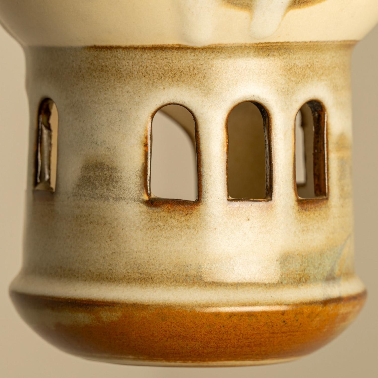 1 delle 5 lanterne in ceramica, Danimarca 1970 in vendita 2