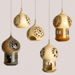 1 of the 5 Ceramic Lanterns, Denmark 1970
