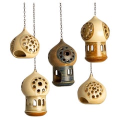 1 of the 5 Ceramic Lanterns, Denmark 1970