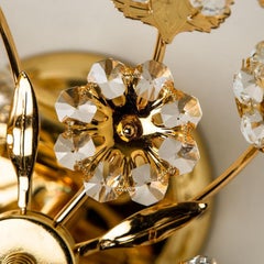 1 of the 5 Gold-Plated Flower Wall Light/ Flush Mount by Palwa