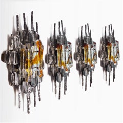 1 delle 5 grandi lampade brutaliste di Tom Ahlström & Hans Ehrlich, Svezia