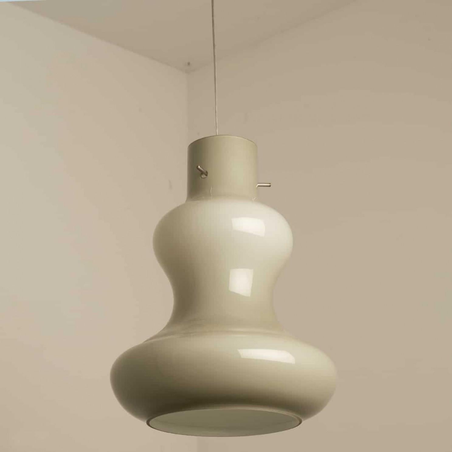 1 des 5 lampes suspendues en verre de Murano par Massimo Vignelli pour Venini, 1960 en vente 4