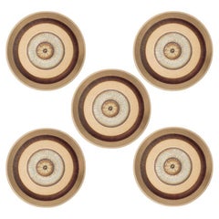 1 der 5 beeindruckenden Keramik-Wandleuchten, Dänemark, 1970