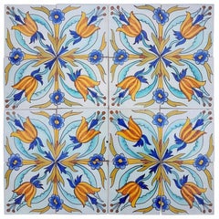 1 delle 50 Iles antiche in ceramica fatte a mano da Devres, Francia, anni '10 del XIX secolo