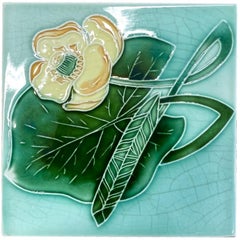 1 of the 6 Antique Relief Tiles from S.A. des Pavilions, 1920s