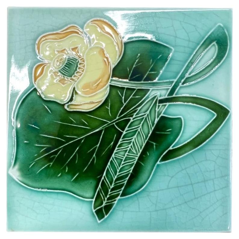 1 of the 6 Antique Relief Tiles from S.A. des Pavilions, 1920s