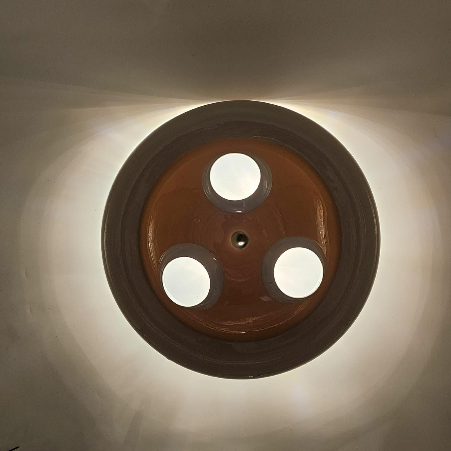 1 des 6 lampes en céramique colorée, Rosettes de Jeanine Keizer, 1990 en vente 2