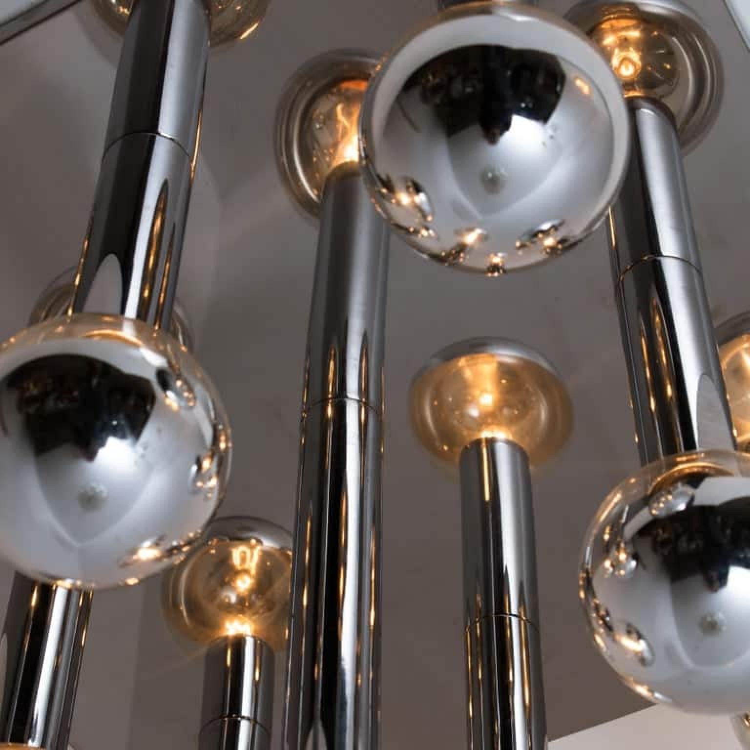 1 der 6 Extra große Wand- oder Deckenleuchte von Motoko Ishii für Staff, 1970er Jahre (Österreichisch) im Angebot