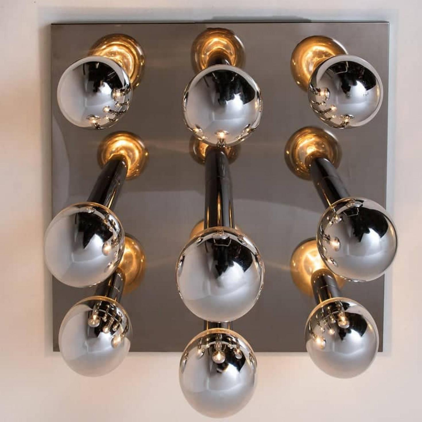 1 der 6 Extra große Wand- oder Deckenleuchte von Motoko Ishii für Staff, 1970er Jahre im Zustand „Gut“ im Angebot in Rijssen, NL