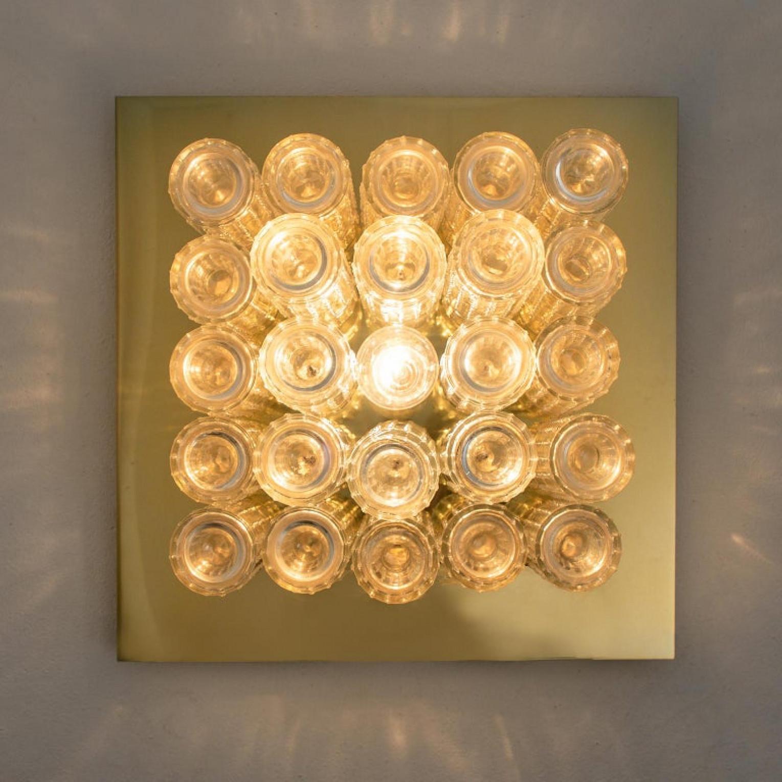 1 of the 6 Flush Mount Chandeliers by Boris Tabacoff, 1970s For Sale 9