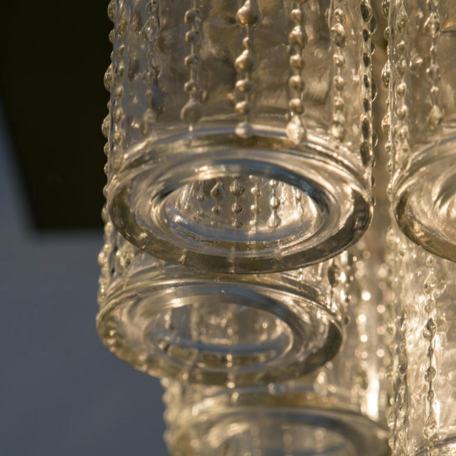 1 of the 6 Flush Mount Chandeliers by Boris Tabacoff, 1970s In Good Condition For Sale In Rijssen, NL