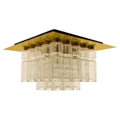 1 of the 6 Flush Mount Chandeliers by Boris Tabacoff, 1970s