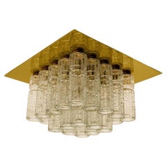1 of the 6 Flush Mount Chandeliers by Boris Tabacoff, 1970s