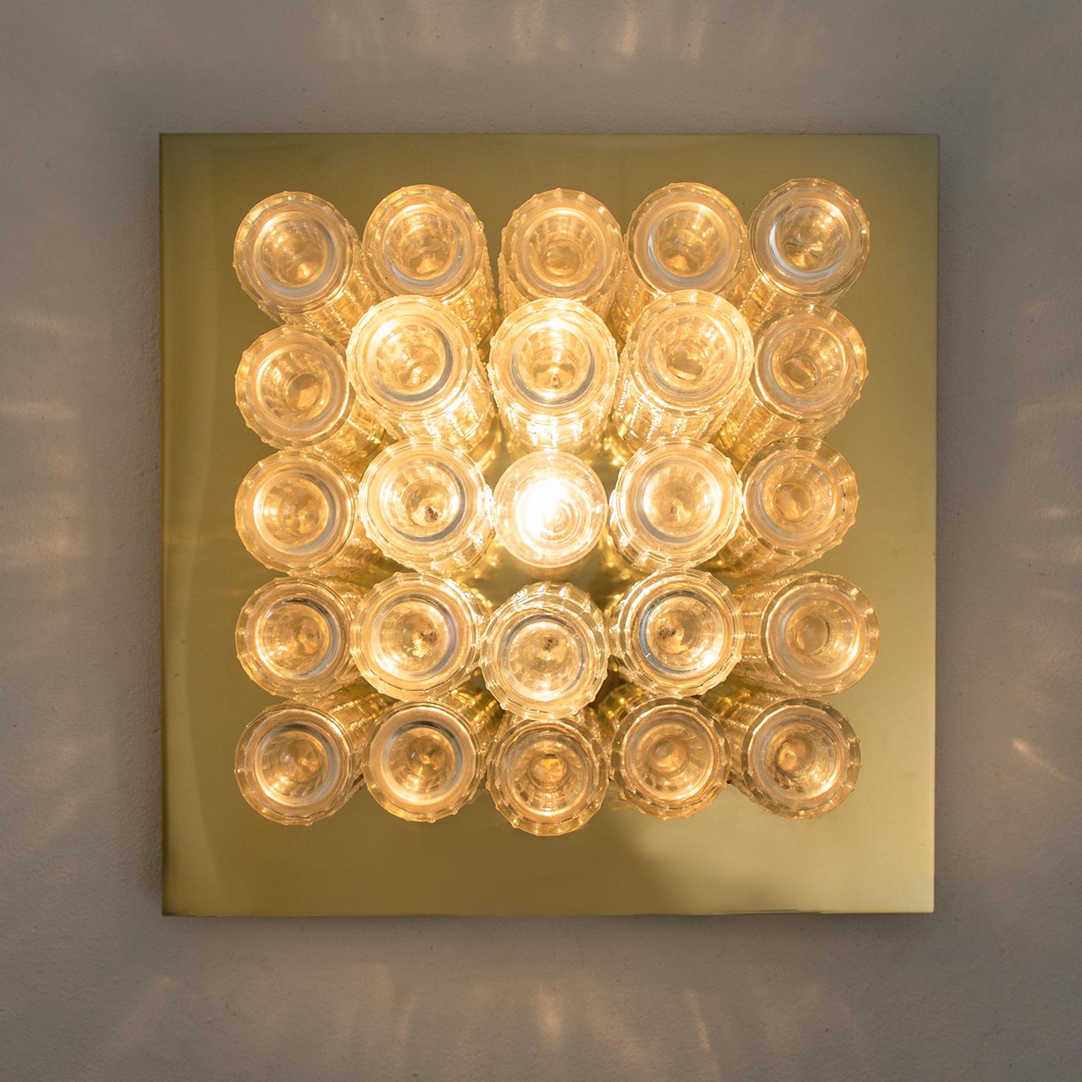 1 of the 6 Flushmount Chandeliers by Boris Tabacoff, 1970s For Sale 9