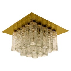 1 of the 6 Flushmount Chandeliers by Boris Tabacoff, 1970s