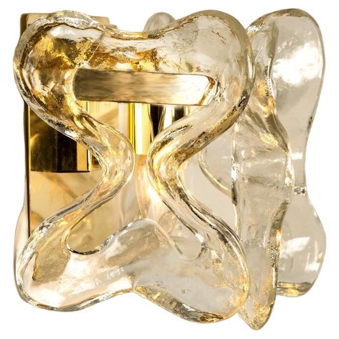1 of the 6 Kalmar Wall Sconces or Lights Model "Catena" by J.T. Kalmar, Austria