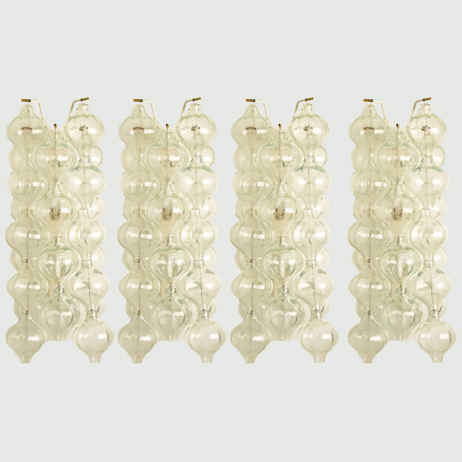 1 des 6 grandes lampes murales ou appliques Tulipan de J.T. Kalmar Bon état - En vente à Rijssen, NL