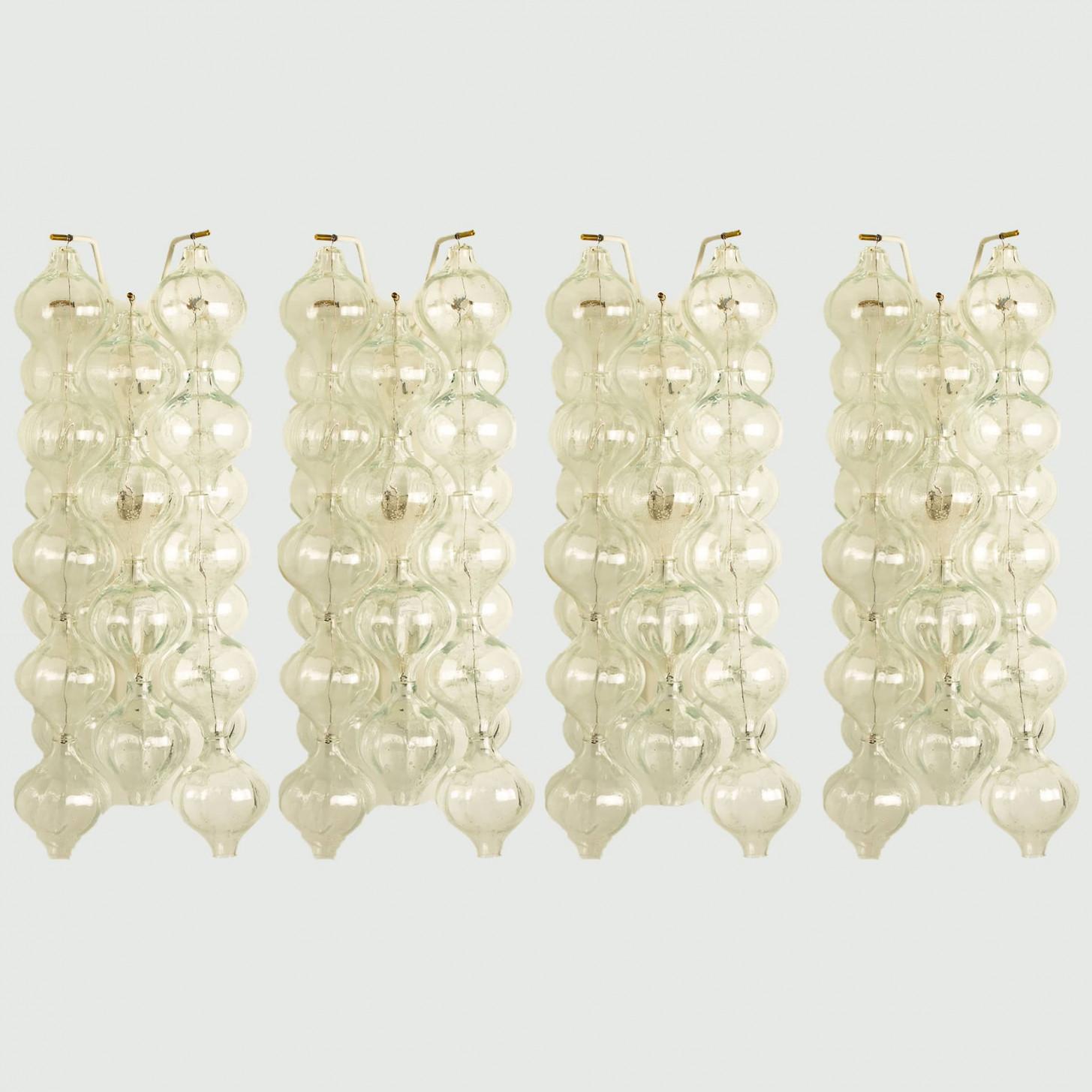 1 des 6 grandes lampes murales ou appliques Tulipan de J.T. Kalmar Bon état - En vente à Rijssen, NL