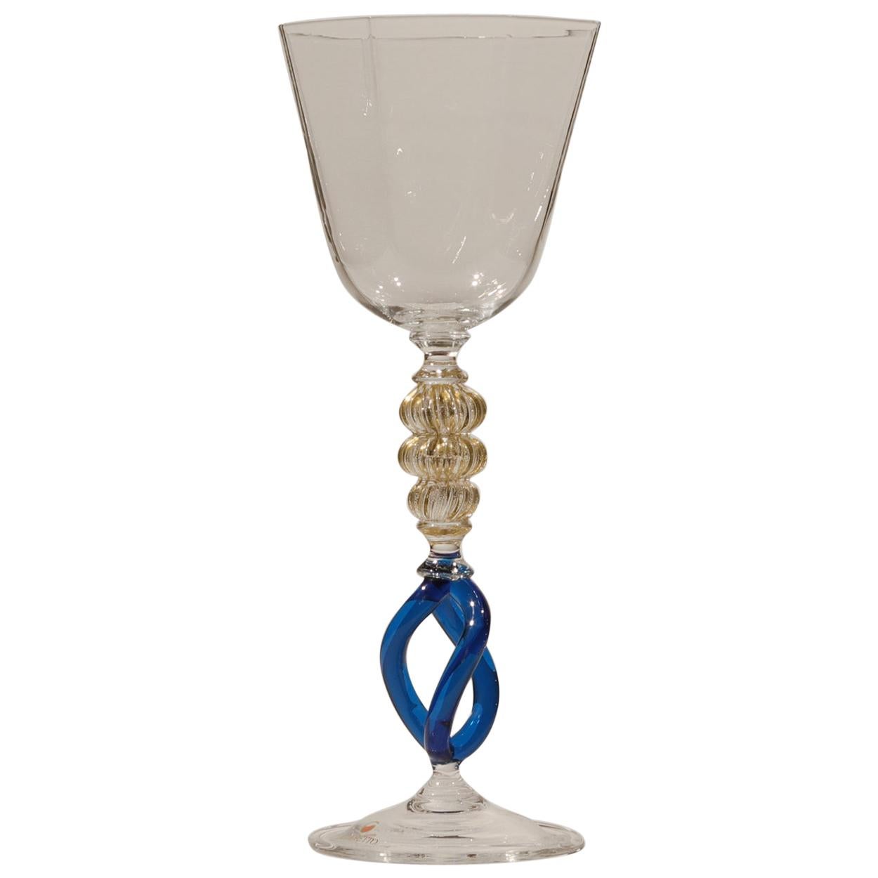 Pair of Opalescent Wine Glasses, circa 1890 at 1stDibs