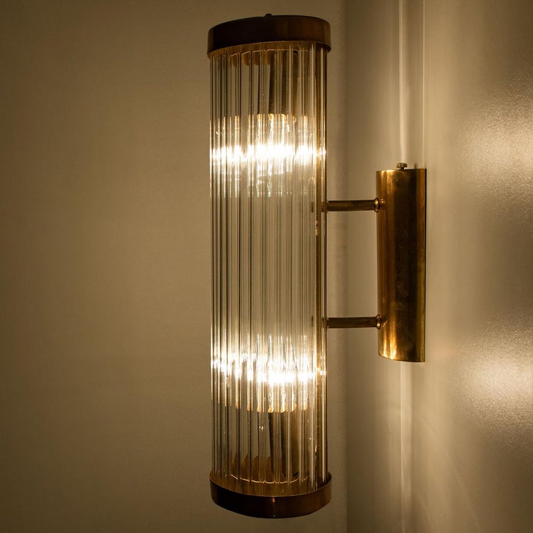 1 of the 6 Skyscraper Wall lights Art Deco Style For Sale 9