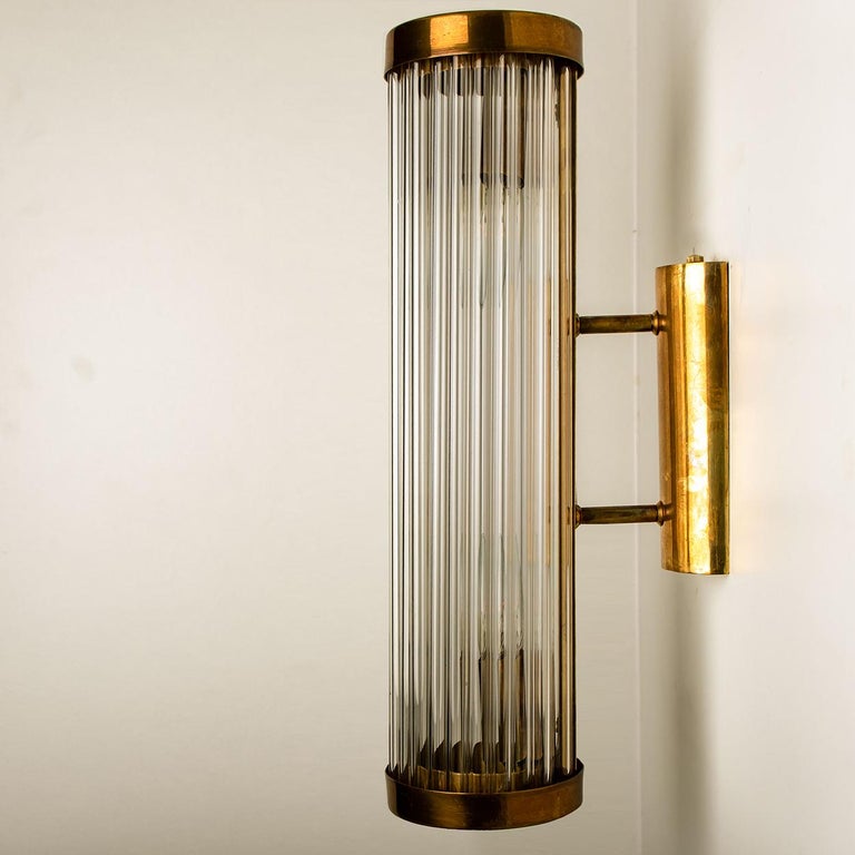 Late 20th Century 1 of the 6 Skyscraper Wall lights Art Deco Style For Sale