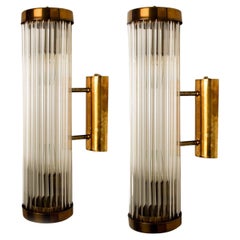 Used 1 of the 6 Skyscraper Wall lights Art Deco Style