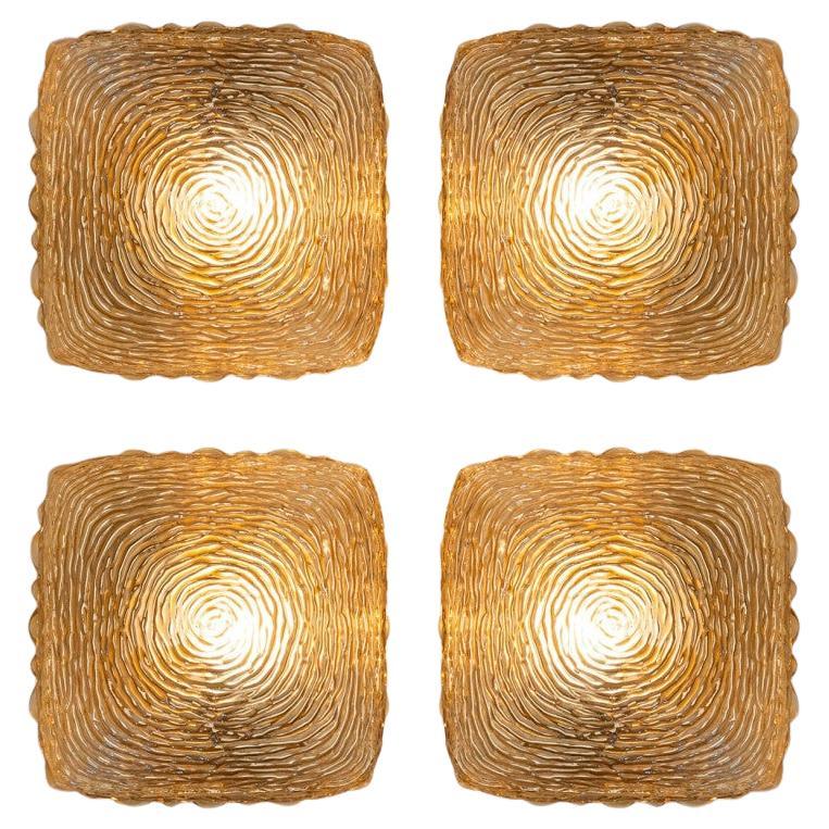 1 dei 6 lampadari quadrati da parete/apparecchi da incasso nello stile di Tynell, 1960