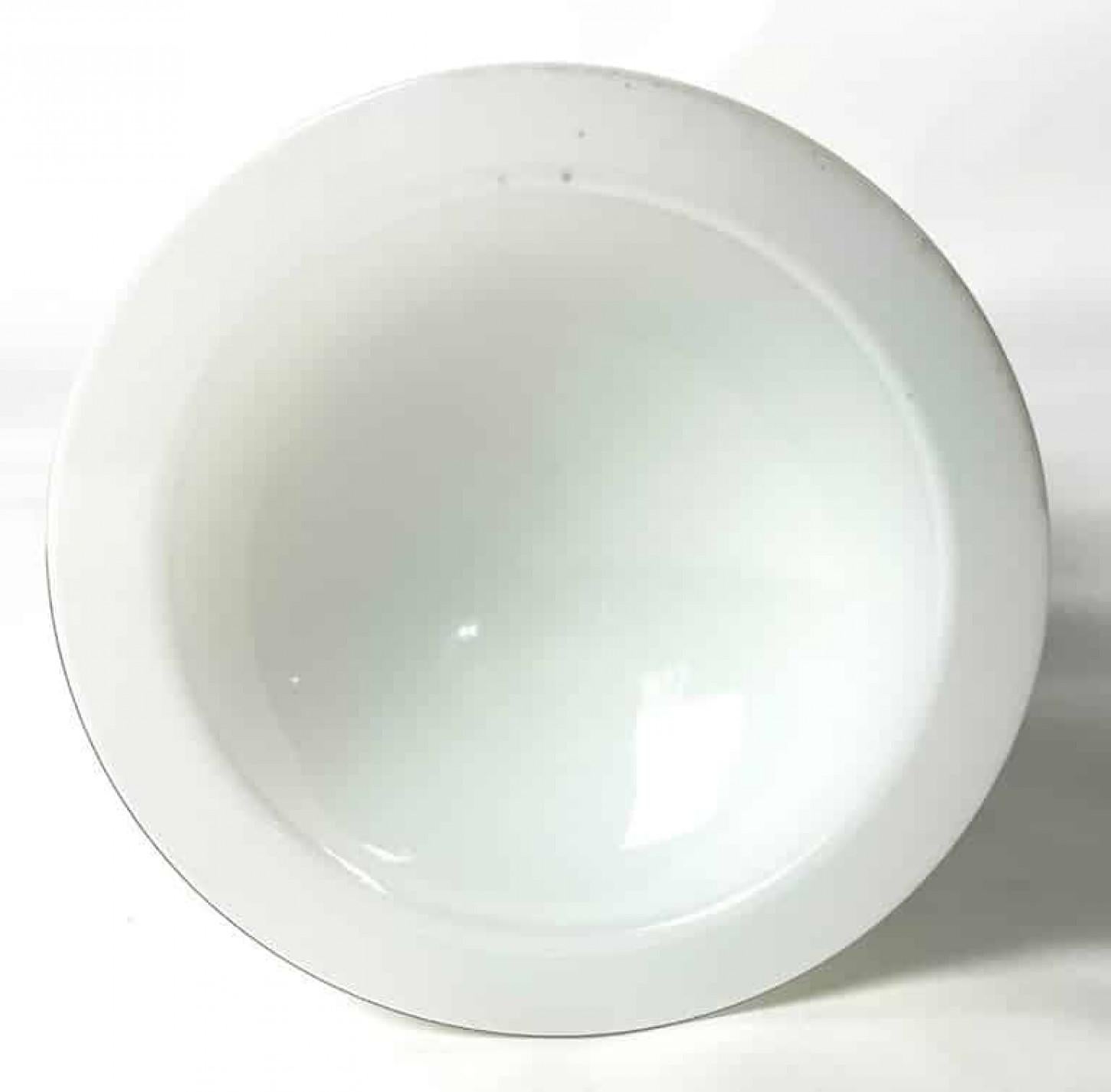 Altro 1 delle 6 luci a sospensione XL in vetro opaco e ottone di Limburg, anni '70 in vendita