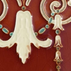 1 of the 67 Art Deco Glazed Relief Tiles by Gilliot, Hemiksem, circa 1920