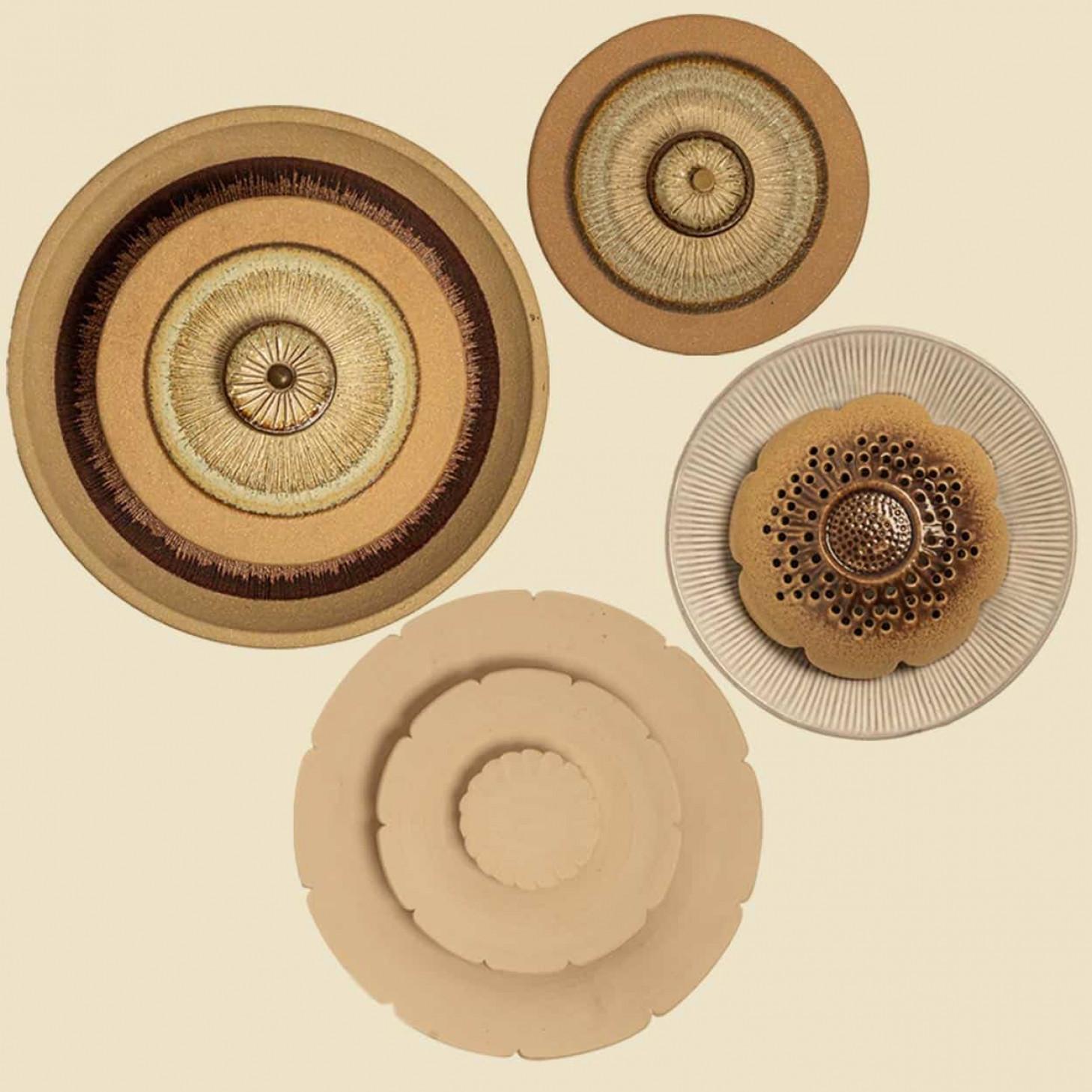 1 of the 7 Ceramic Wall Lights in the style of Axella, Denmark 1970 For Sale 6