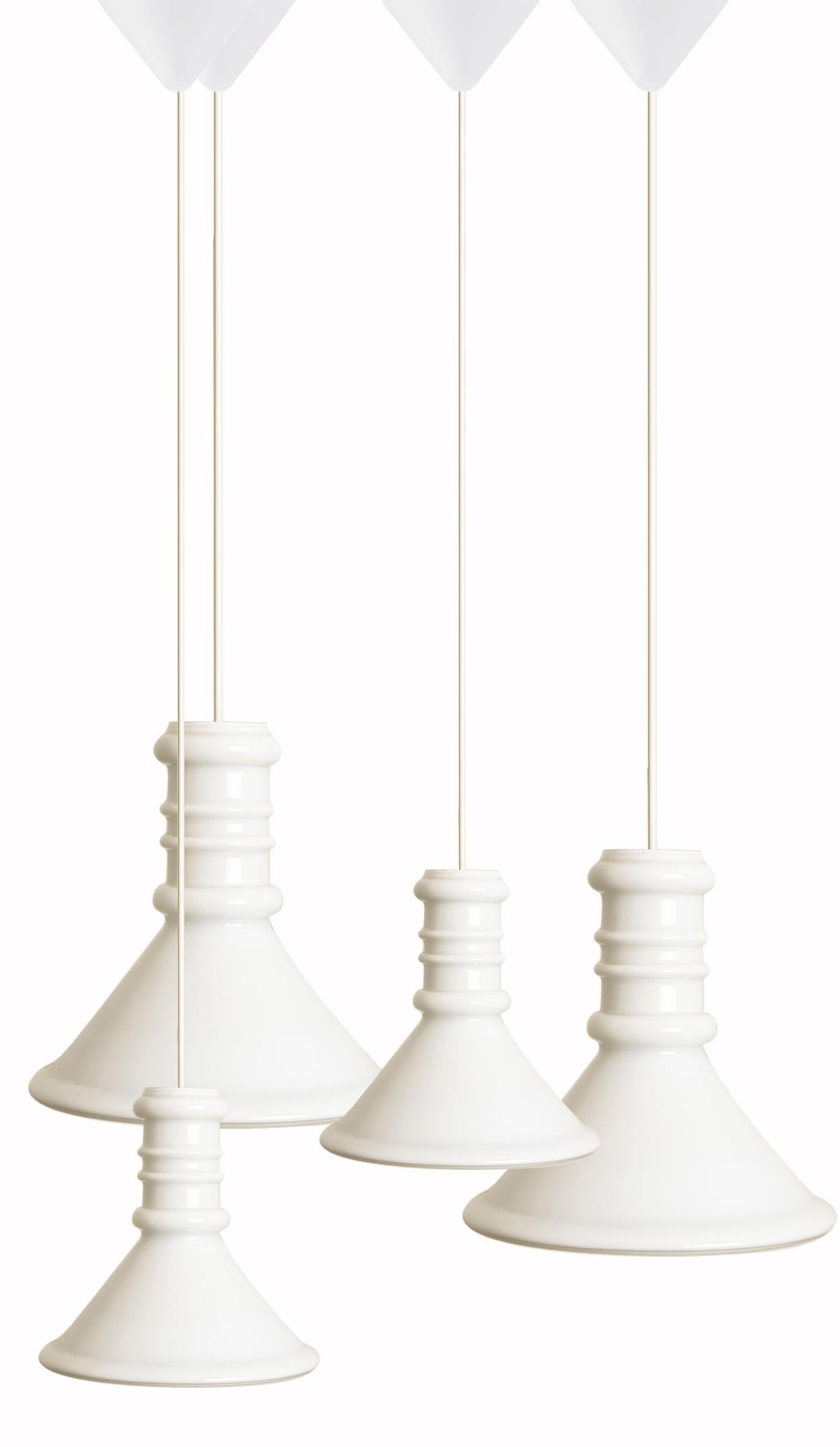 1 of the 7 Danische Hanging Lamps, 1970 In Good Condition For Sale In Rijssen, NL