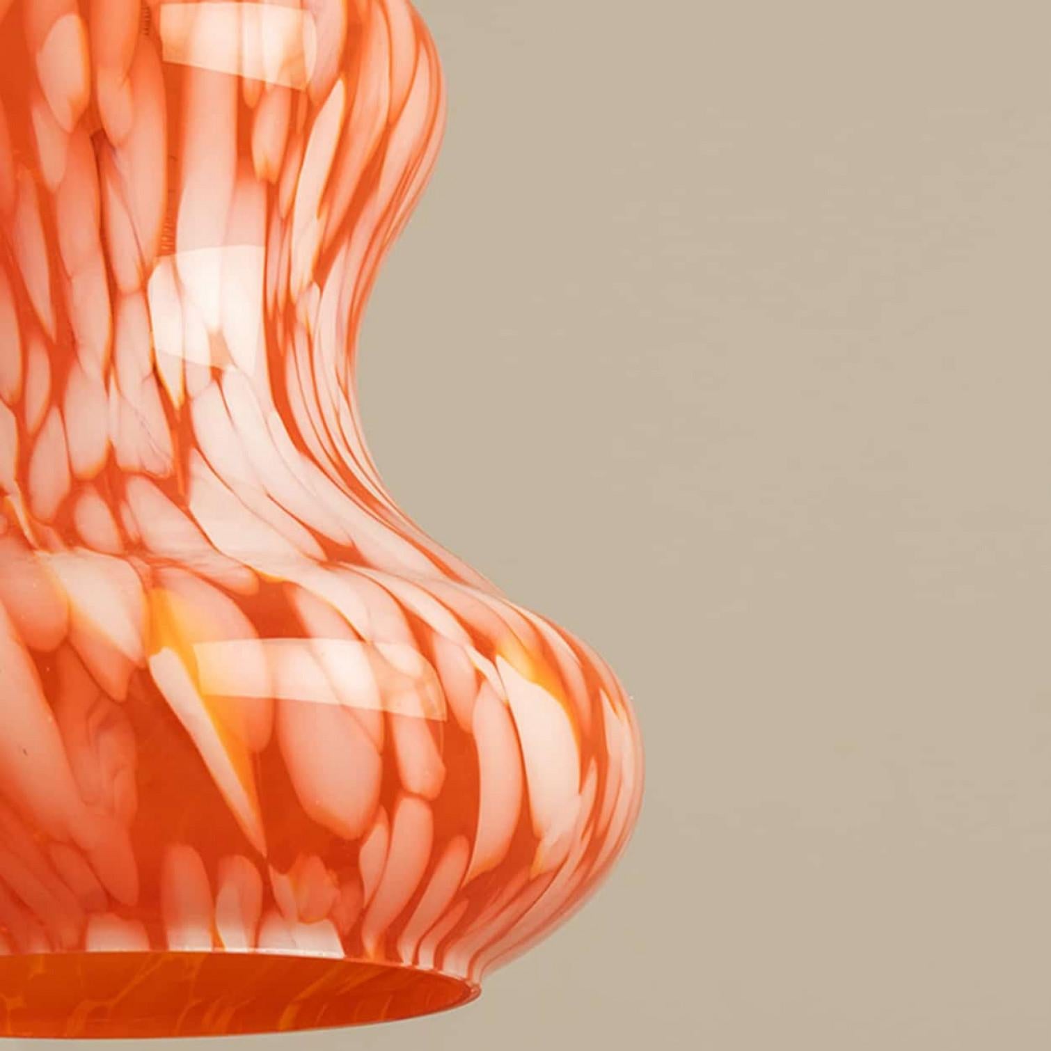 1 of the 7 Murano Glass Pendant Lights by Massimo Vignelli for Venini, 1960 For Sale 4