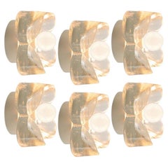 1 der 8 Bubble Glass Wall Lights Flush Mounts Deutschland, 1970